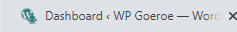 Afbeelding van het site pictogram in een chrome tabblad