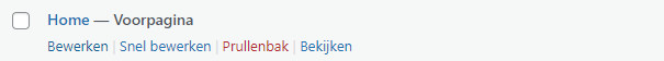 afbeelding waarop te zien is hoe je gaat naar pagina bewerken